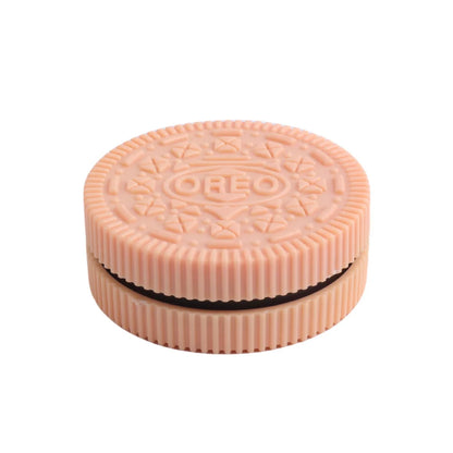 60mm Plastic Herb Grinder – Cookie Biscuit Design Tobacco & Spice Crusher for Smoking