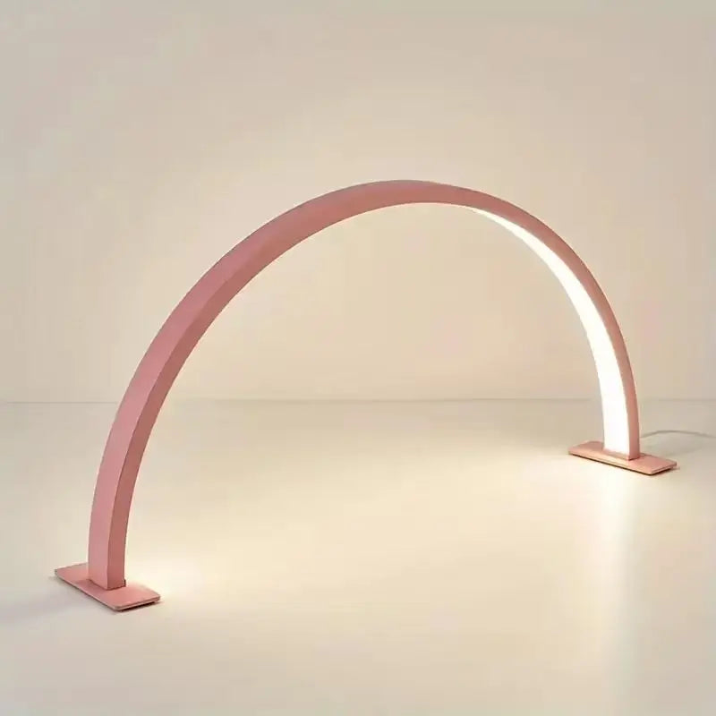 9New Moon Nail Work Lamp – Three-Color USB Beauty Desk Lamp for Nail Art & Eyelash, Black/White/Pink