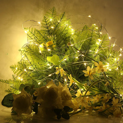 LED Copper Wire Fairy Lights - Waterproof Battery Operated String Lights for Wedding, Party, Christmas & DIY Decorations
