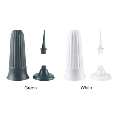 Outdoor Memorial Garden Vase – Flower Pots with Long Spikes, PP Plastic Grave Markers for Cemetery & Festival Decorations