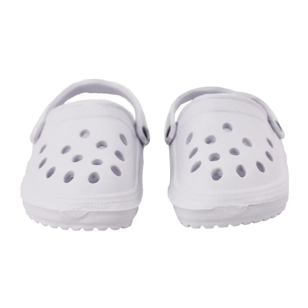 7cm Doll Sandal Shoes for 43cm Born Baby & 18-Inch American Dolls — Accessories for Doll Clothes, Girl’s Toy Gift