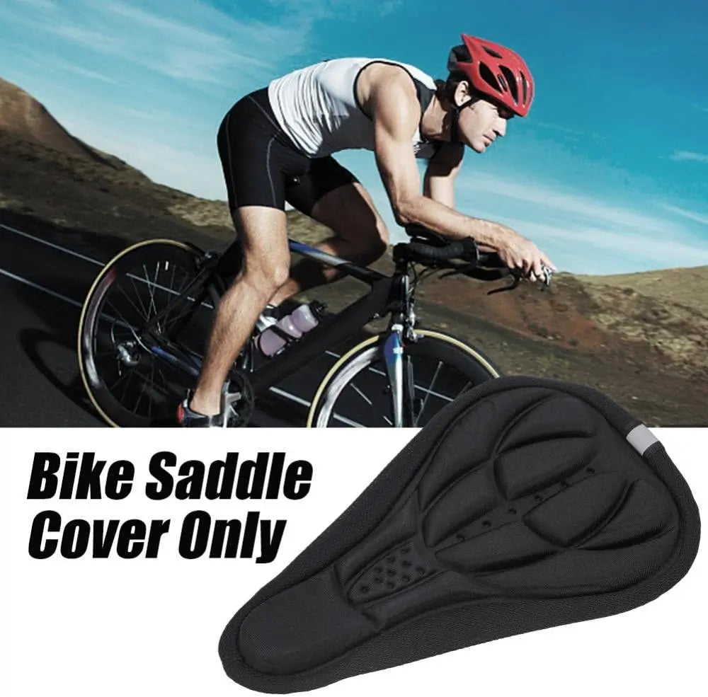 Soft 3D Padded Cycling Saddle Seat Cover – Comfortable Foam Cushion for MTB & Bicycle, Accessory for Better Ride