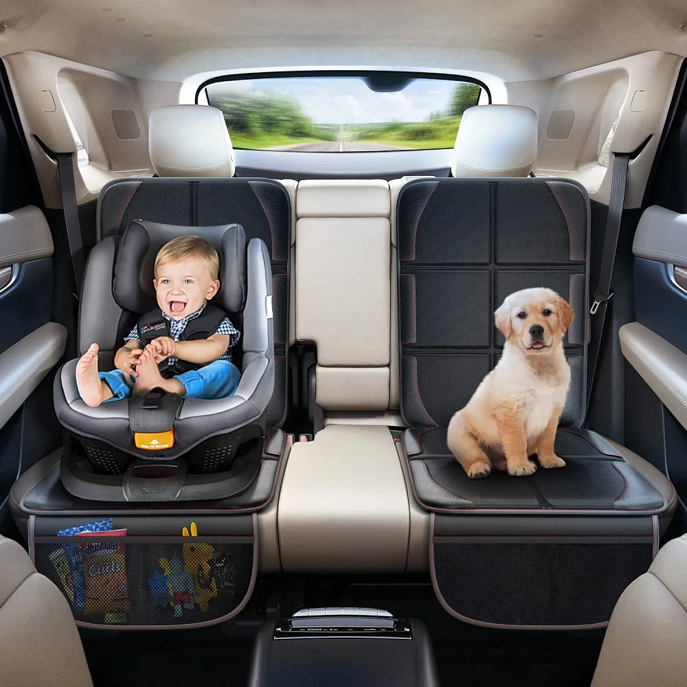 Universal Child Car Seat Cover Protector: Auto Rear Seat Pad for Kids - Foot Cushion for Car Protection, Essential Car Accessories
