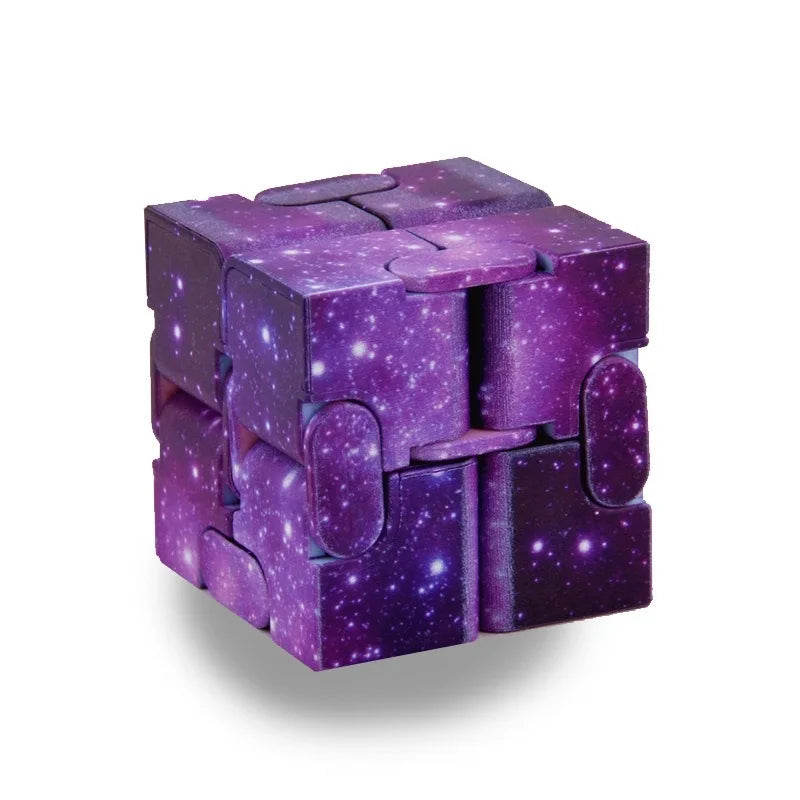 Infinity Cube Fidget Toy – Flip, Antistress, ADHD & Autism Toy for Kids, Magic Finger Puzzle