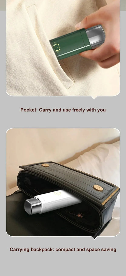 Portable Small Floss Storage Box - Automatic Pop-Up Dental Floss Case, Easy Carry and Use