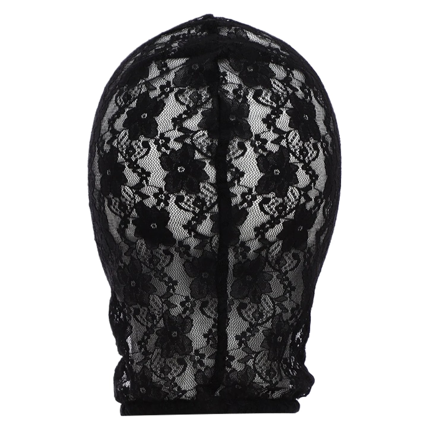 Gothic Lace & Velvet Face Mask - Halloween Masquerade Carnival Costume Headpiece