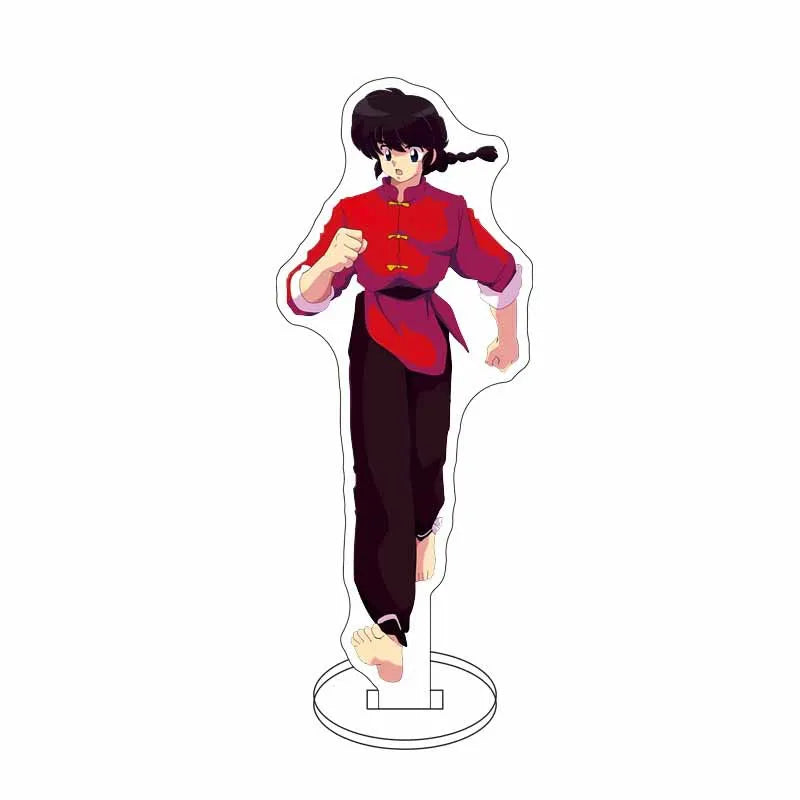 Ranma 1/2 Acrylic Stand Figure — 15cm Tendou, Akane, Hibiki & Ryoga Anime Model Plate, Cartoon Doll for Bedroom Display