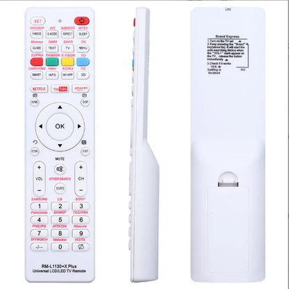 Universal RM-L1130+X TV Remote Control - Replacement Remote for RM-L113+12 and RM-L1130+8