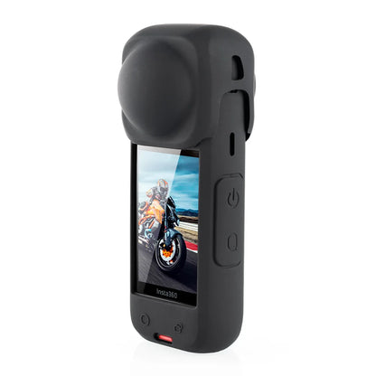 Insta360 X4 Lens Guards, Storage Bag & Screen Protector Film – Anti-Scratch Camera Accessories for Insta360 X4