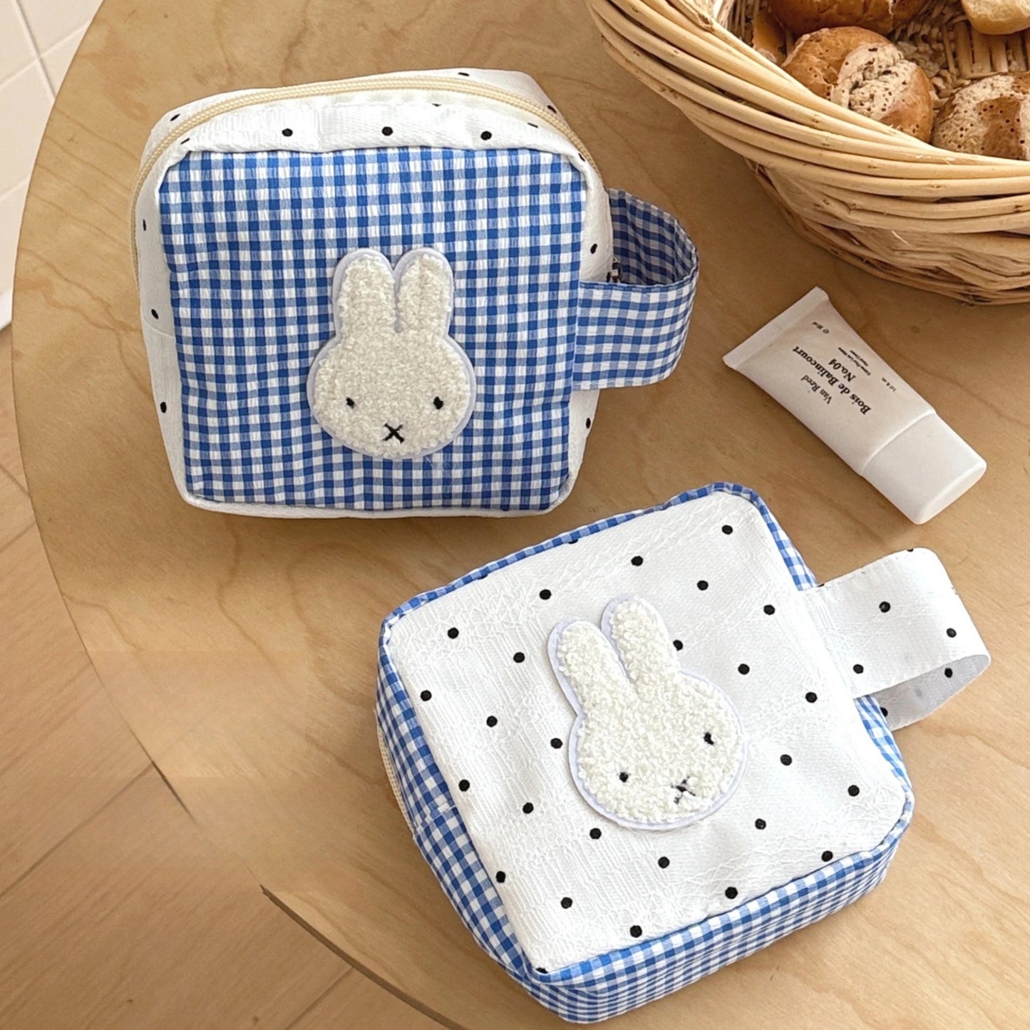 Miffy Rabbit Mini Storage Bag - Cute Portable Makeup, Menstrual & Travel Organizer