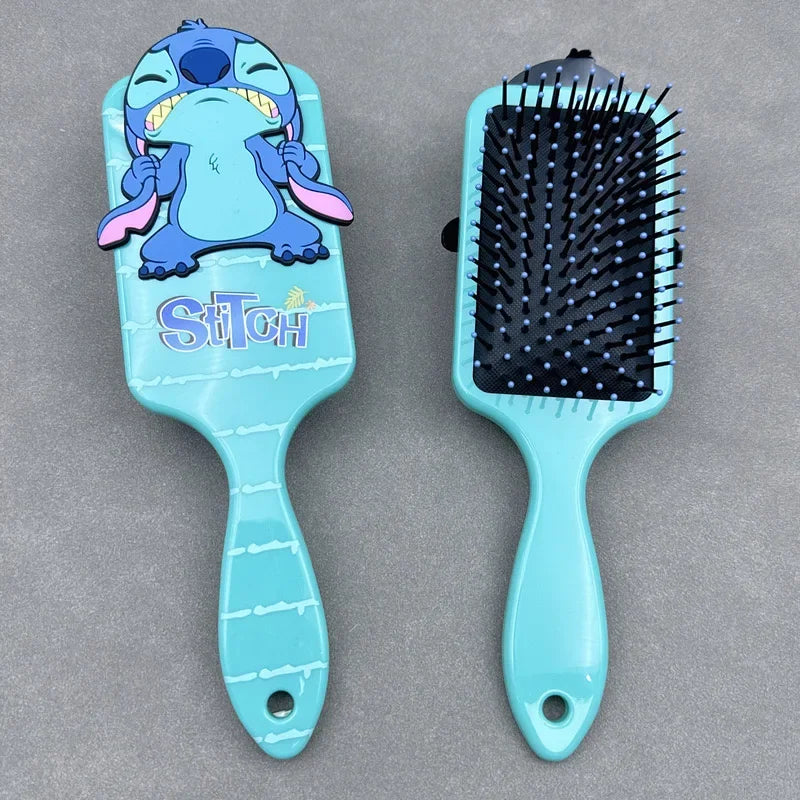 Miniso Disney Lilo & Stitch Air Cushion Massage Comb – Cartoon Stitch Hairbrush for Kids & Students