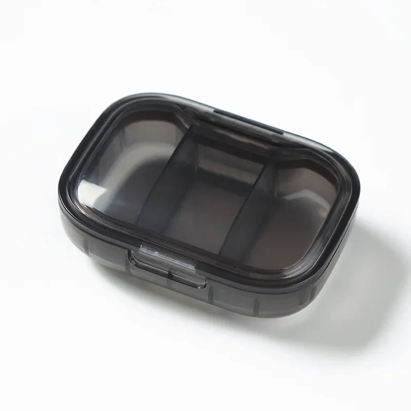 Mini Medicine Pill Box – Portable Drug Storage, Pills Dispenser & Organizer, Tablet Container Case