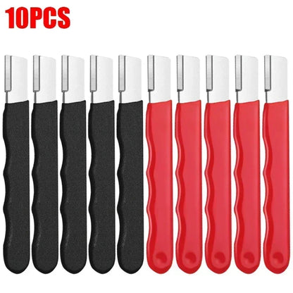 Portable Knife Sharpener - Alloy Steel Manual Knife & Scissor Sharpening Tool