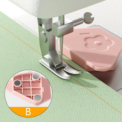 Magnetic Seam Guide for Sewing Machine - Multifunctional Hem Guide with Scale