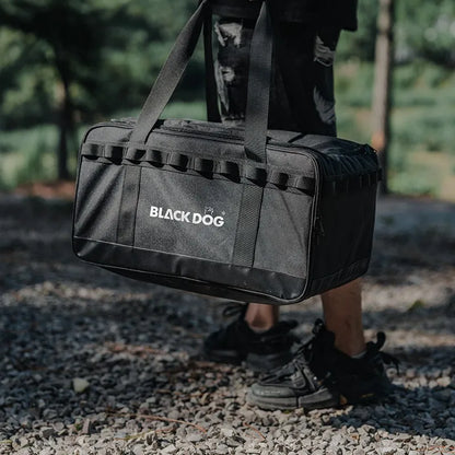 BLACKDOG Camping Equipment Storage Bag - Waterproof 300D Oxford Cloth Travel Organizer with Adjustable Partitions
