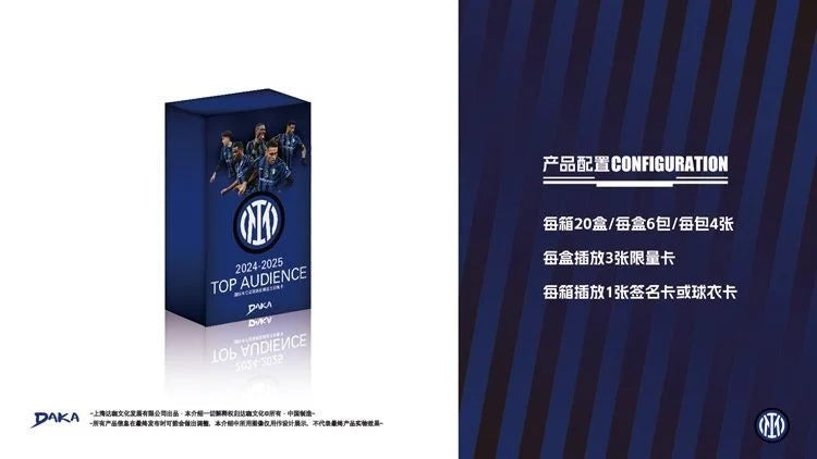 Daka 2024-2025 Football Trading Cards – Manchester City, Juventus, AC Milan, Inter Milan Official Box Gift