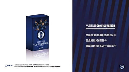 Daka 2024-2025 Football Trading Cards – Manchester City, Juventus, AC Milan, Inter Milan Official Box Gift