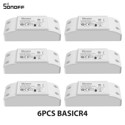 SONOFF BASICR4 WiFi Smart Switch - ESP32 Remote Control with eWeLink, Alexa & Google Home Compatibility