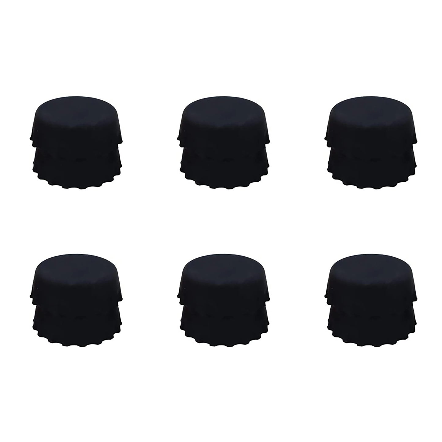 2/6/12pcs Silicone Beer Bottle Caps – Preservative Covers for Wine, Vinegar, Soy, and Cocktail Bottles