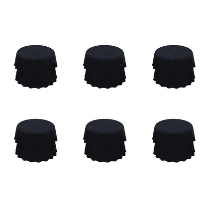 2/6/12pcs Silicone Beer Bottle Caps – Preservative Covers for Wine, Vinegar, Soy, and Cocktail Bottles