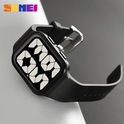 SKMEI 1995 Luxury Digital Sport Watch – Waterproof, Minimalist Design for Men and Women, Wristwatch for Girls and Boys
