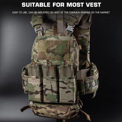 Tactical Trauma Pouch Roll 1 – IFAK Individual First Aid Kit EDC Medical Rapid Belt Bag for Airsoft, Hunting & Plate Carrier Gear