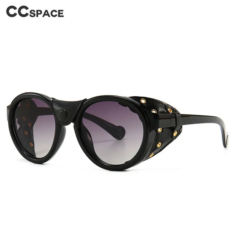 46311 Steampunk Oval Windproof Goggles – Vintage UV400 Sunglasses for Men & Women