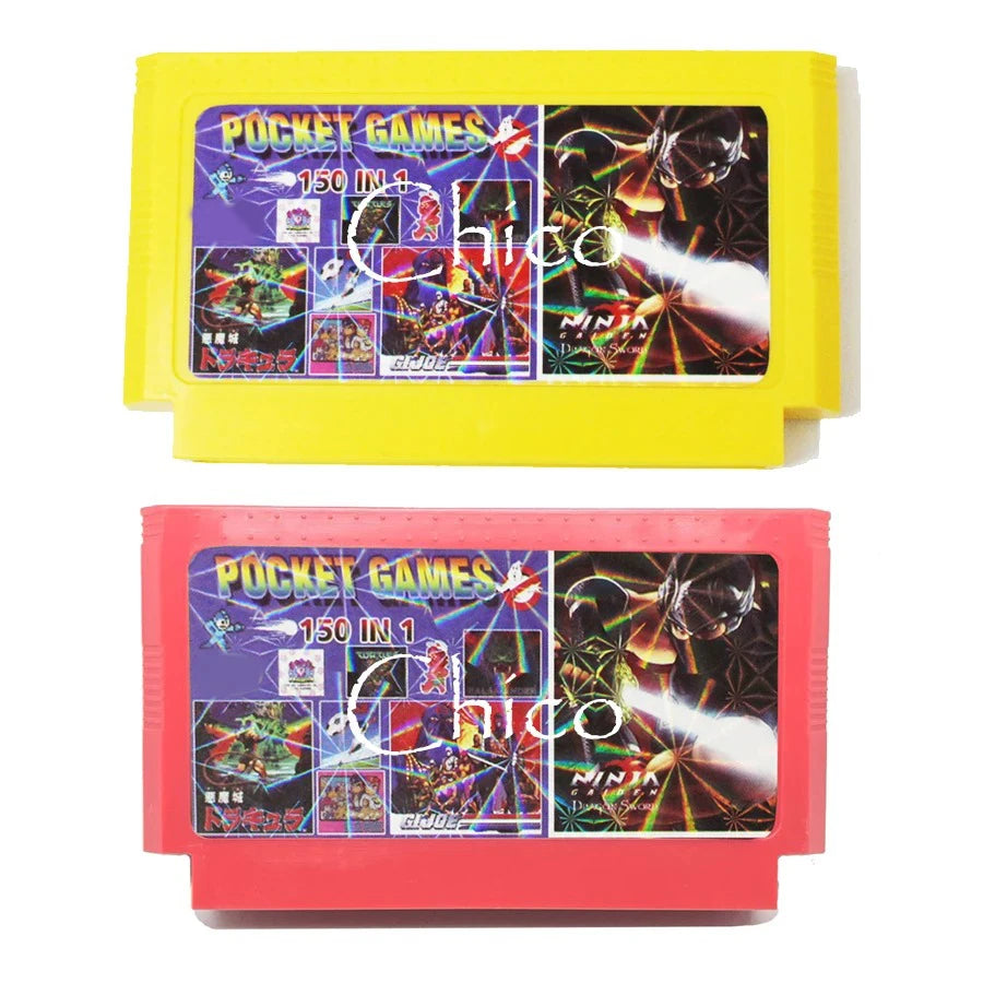 150-in-1 8-Bit Retro Game Cartridge – Classic Video Game Collection for 8-Bit Game Consoles