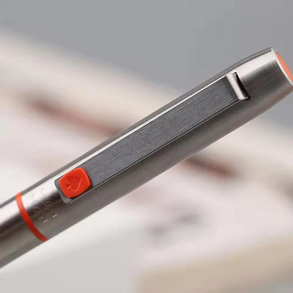 MAJOHN B25 Metal Fountain Pen - Fine Nib Stainless Steel Writing Pen with Ink Absorber for Business & Office Use