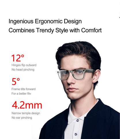 Xiaomi Mijia 4K HD AI Smart Glasses — Color Changing with 100MP Camera, Bluetooth Call & Voice Assistant Control