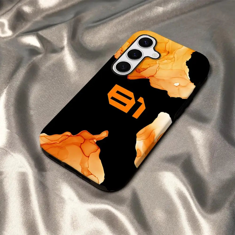 Oscar Piastri 81 Phone Case - Glossy HD Hard PC Cover for Samsung Galaxy S25 S24 S23 S22 S21 & A Series