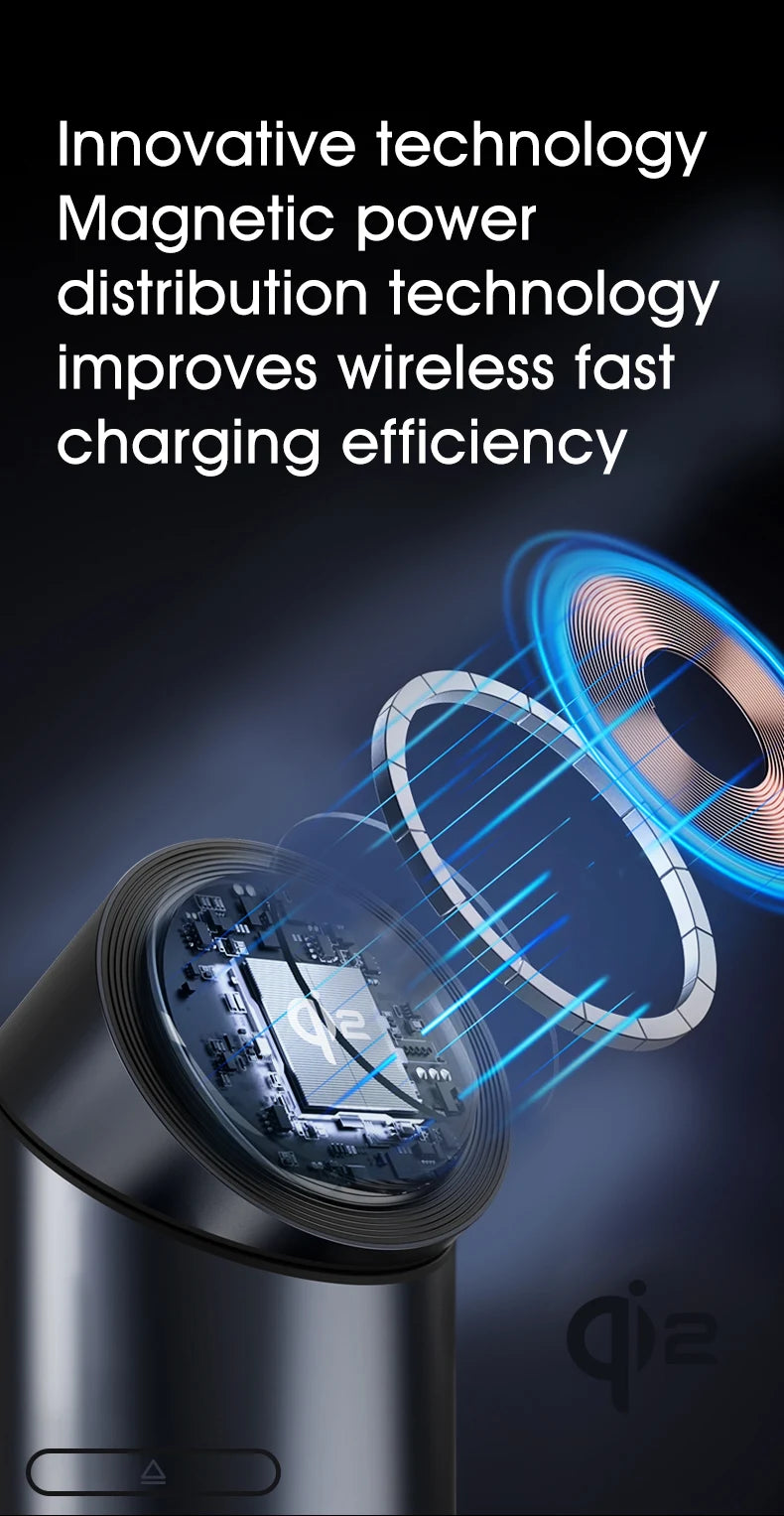 Truly Qi2 3-in-1 MagSafe Magnetic Touch Wireless Charger — Fast Charging Dock for iPhone, Android, Apple Watch & AirPods