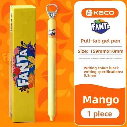 KACO Lingyue Pull-Tab Gel Pens - Multi-Color Quick-Dry Smooth Writing Stationery Collection