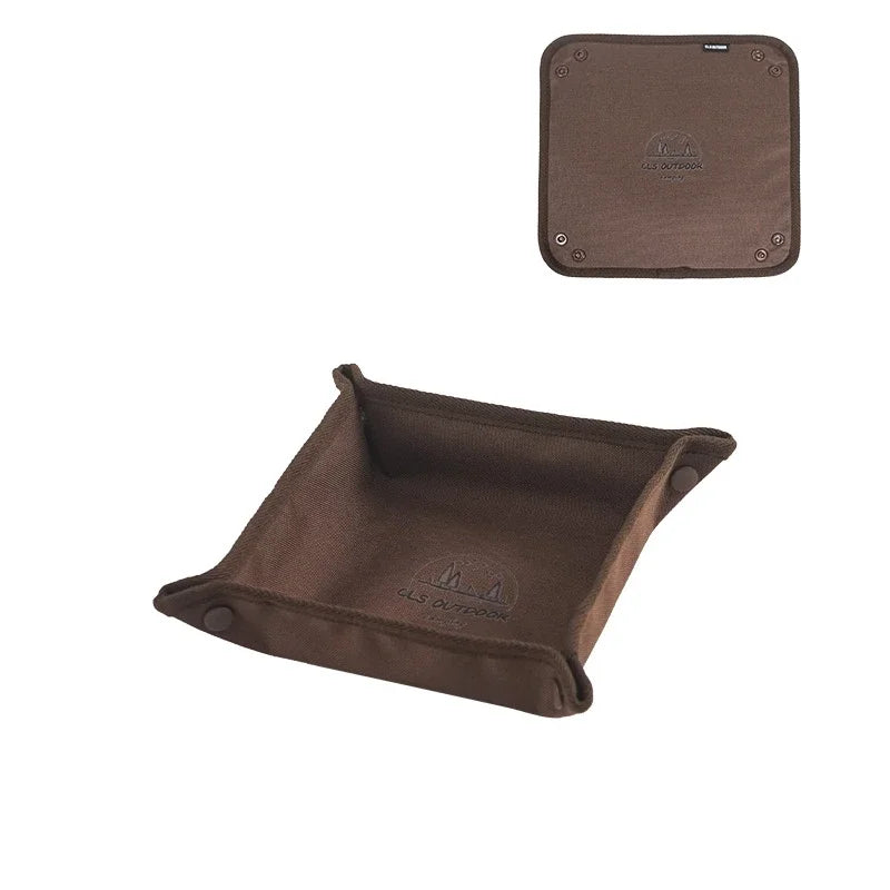 Portable Camping Organizer Tray – Compact Storage Box for Home & Travel, Clutter-Free Camping