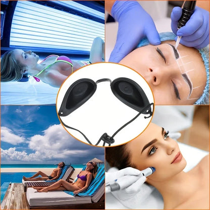 Photon Beauty Eye Mask Goggles - Thickened Silicone Eye Protection & Light-Shielding Cover