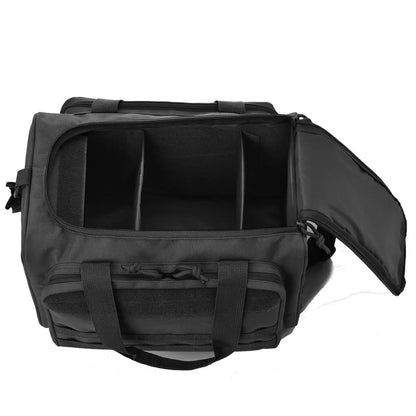Tactical Gun Range Bag - Deluxe Pistol Shooting Duffle Bag for Range Gear & Accessories