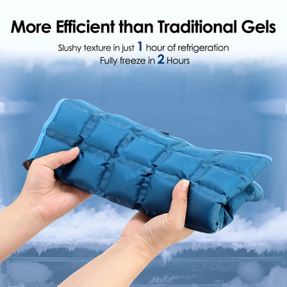 13x22 Inch Large Reusable Ice Pack – Hot & Cold Therapy for Back, Waist, Knee, Sports Injuries, Swelling & First Aid