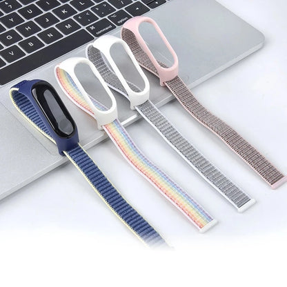 Nylon Loop Strap for Xiaomi Mi Band 3-9 – Replacement Sport Smartwatch Wristband