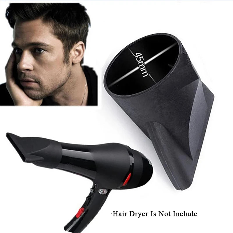 Universal Curling & Diffuser Nozzle – Professional Hair Dryer Air Nozzle Attachment for Styling