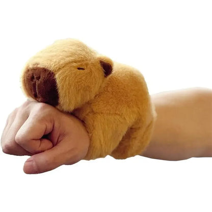 New Capybara Plush Wristband Bracelet – Kawaii Cartoon Cotton Doll Toy for Kids Funny Gift