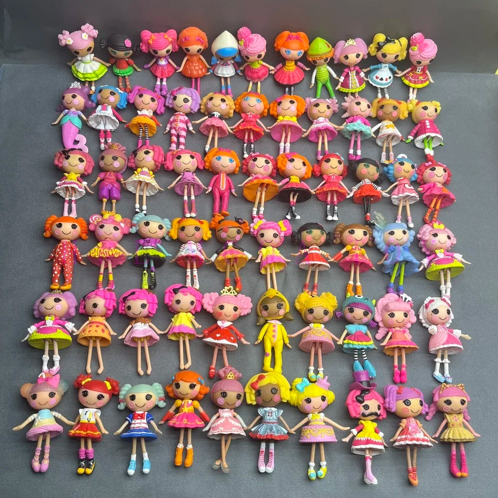 Lalaloopsy Little Sister & Pet Dolls - 8–10cm PVC Holiday Gift Collectible Toys