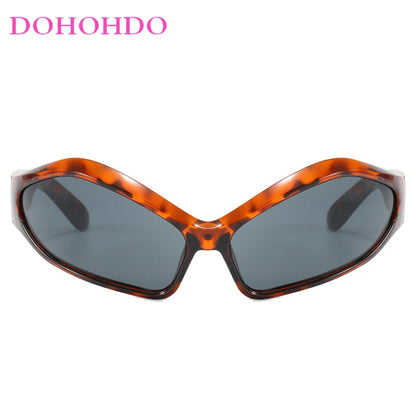 Y2K Punk Sunglasses - Special-Shaped UV400 Windproof Goggles for Men and Women, Cycling and Party Eyewear