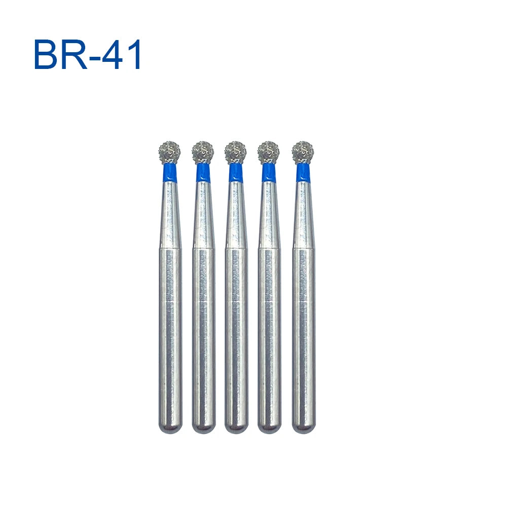 5pcs FG Dia 1.6mm Dental Drills – High-Speed Handpiece Diamond Burs for Teeth Whitening
