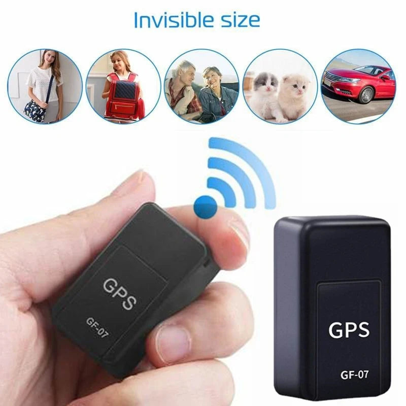 Mini GF07 GPS Car Tracker – Real-Time Magnetic SIM Anti-Theft Waterproof Locator Device