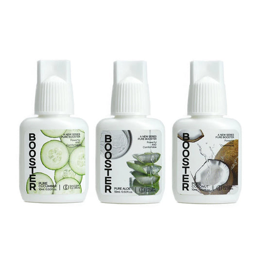 Original Booster Eyelash Glue – Super Bonder Quick-Dry Professional Lash Extension Glue with Aloe, Coconut & Cucumber
