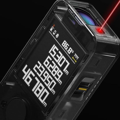 HOTO Smart Laser Measure Pro – LED Display Digital Laser Tape, Rechargeable Rangefinder & Intelligent Measuring Tool