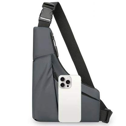 Men’s Portable Chest Bag – Lightweight Asymmetrical Crossbody for Outdoor Sports, Travel, Hiking & Daily Use