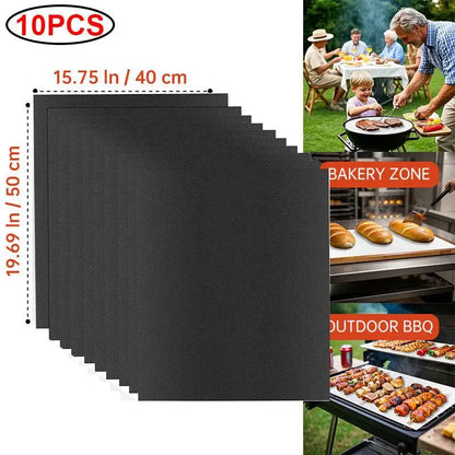 Multifunctional Grill Mat - Reusable High-Temperature Resistant Baking & Microwave Oven Liner for Easy Cooking