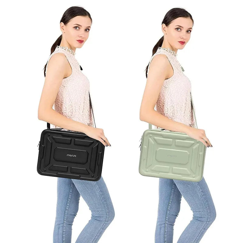 Waterproof Laptop Case for 2023-2024 MacBook Air and Pro - 13.3-16 Inch M1, M2, M3 Notebook Shoulder Briefcase Sleeve Bag