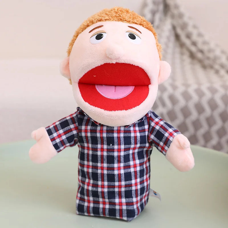Kids Plush Hand Puppet Set - 28-33cm Role Play Toys for Bedtime Stories, Family Activities & Creative Learning